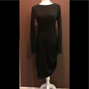 Black lightweight stretch dress